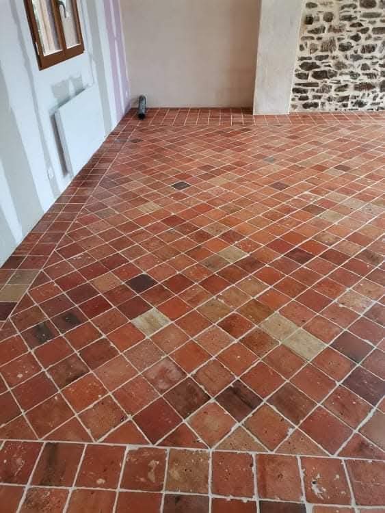 Pose de tomettes traditionnelles