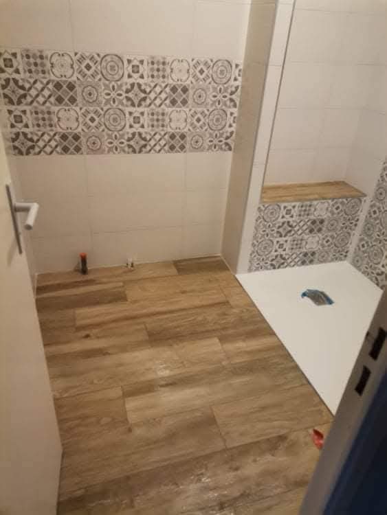 Douche sur mesure carrelage et faïence