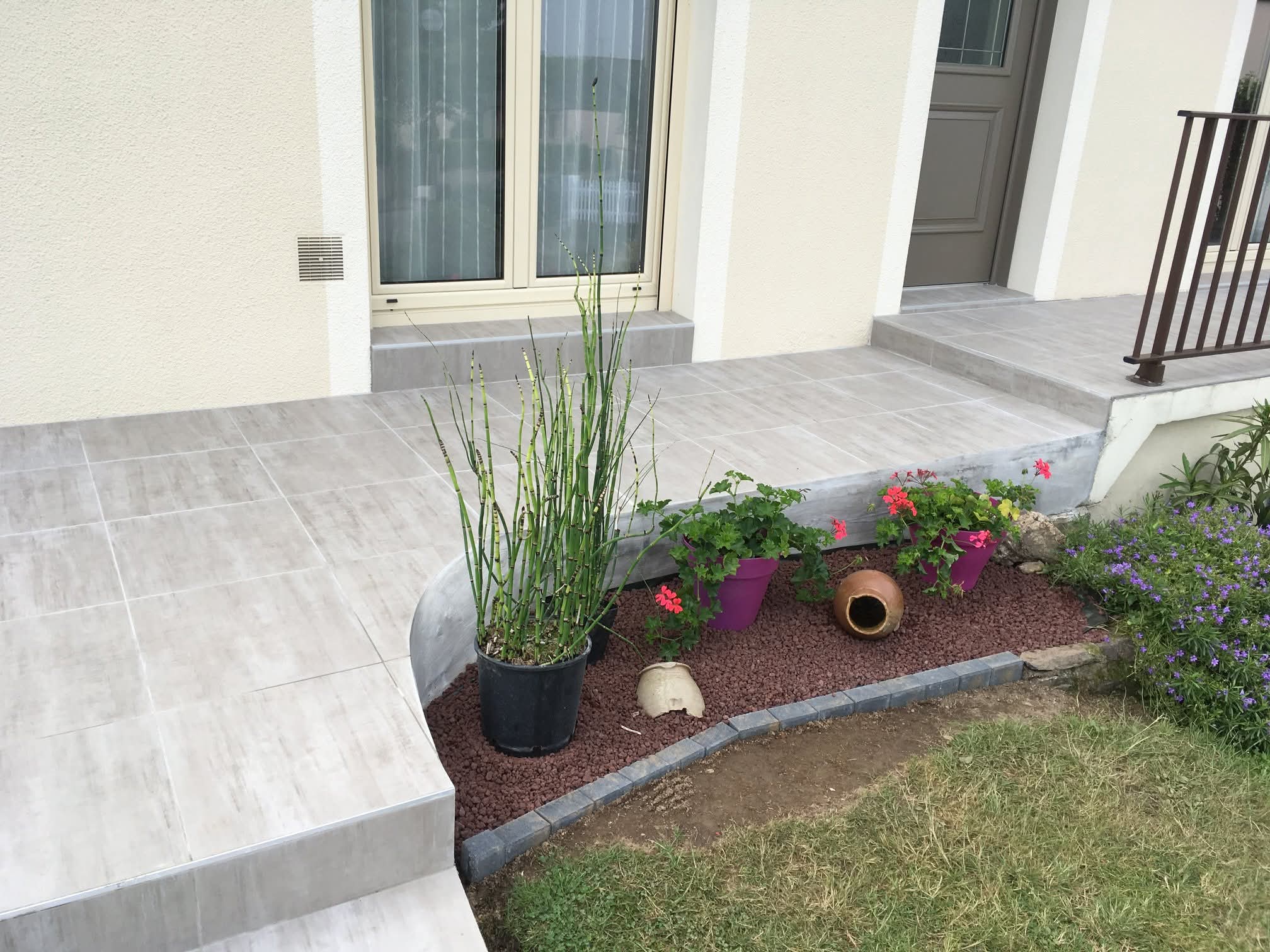 Carrelage extérieur terrasse